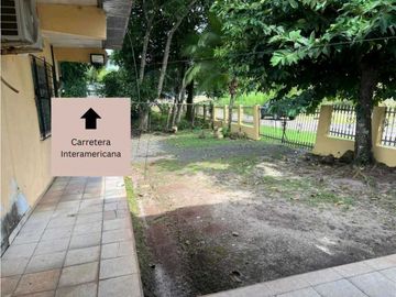 SE VENDE CASA DE 3 REC.Y TERRENO EN EL ESPINO, DE LA CHORRERA(FT3U)
