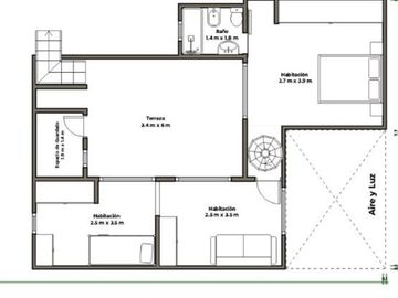 VENTA PH DUPLEX 5 AMB. CON PATIO Y TERRAZA URQUIZA