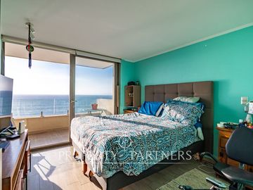 Lindo departamento primera línea con vista despejada a toda la bahia