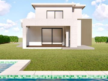 VENTA Casa Pilar Del Este-Santa Elisa-5 ambientes-Escritorio-Estrenar-Pileta-Losa Radiante-SEP 2025