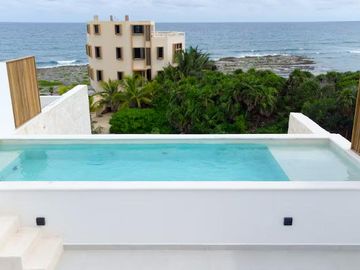 Departamento en Venta de 2 habitaciones Akumal Qroo. LB 328
