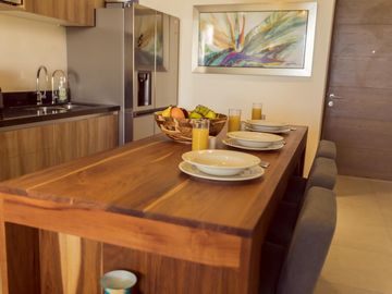 DEPARTAMENTO EN VENTA DE 2 HABITACIONES EN AKUMAL QROO. LB 181