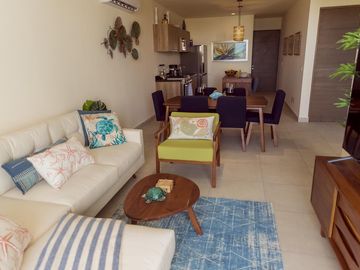 DEPARTAMENTO EN VENTA DE 2 HABITACIONES EN AKUMAL QROO. LB 181