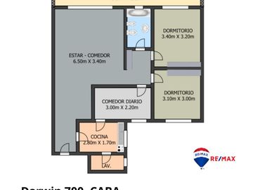 DEPTO EN VENTA 3 AMB VILLA CRESPO BALCÓN APTO CRED