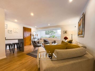 Departamento en venta con 2 terrazas en zona rodeada de parques en Surco