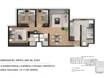 VENDO DPTO DE 3 DORMITORIOS EN AV. COLONIAL - CERCADO DE LIMA