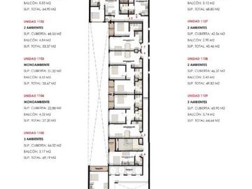 Departamento en  venta 2 ambientes con cochera en Palermo  full amenities