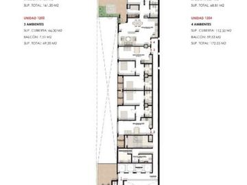 Departamento en  venta 2 ambientes con cochera en Palermo  full amenities
