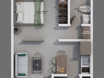 Apartaestudio Venta La Pradera Dosquebradas