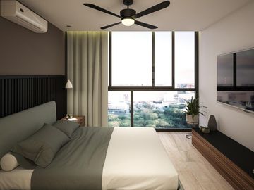 Departamento en venta de 1 recámara en Cholul