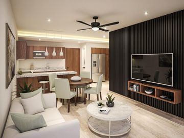 Departamento en venta de 1 recámara en Cholul