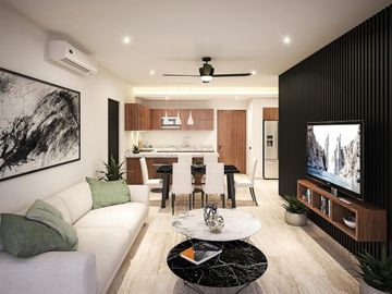 Departamento en venta de 2 recámaras en Cholul
