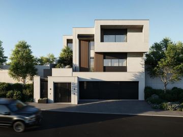 Residencia en PREVENTA en Priv. Loma Bonita con recámara en P.B.,amplio patio y vistas increibles!!