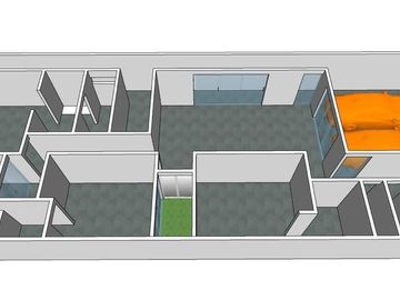 Preventa: Casa de 1 sólo nivel con amplio jardín - Zona San Bruno y  1° de Mayo