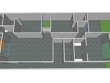 Preventa: Casa de 1 sólo nivel con amplio jardín - Zona San Bruno y  1° de Mayo