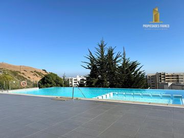 CONCÓN VENDE DEPARTAMENTO 2D 2B REMODELADO VISTA AL MAR
