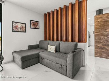 Casa moderna con roof garden y alberca en La Cruz de Huanacaxtle