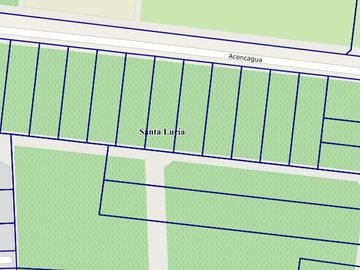 Lote de 2000 m2 en Santa Lucia
