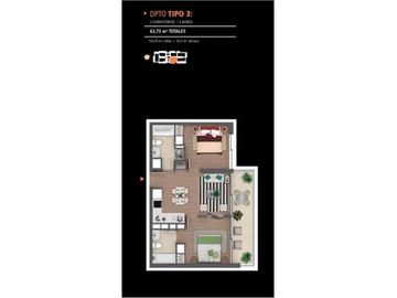 VENTA Departamento 2D 2B Viña del Mar Tasa 2.45%