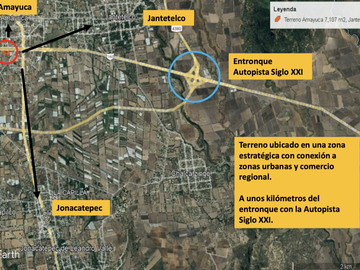 Terreno en venta en Amayuca Jantetelco Morelos