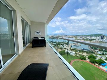 Venta Apartamento Cartagena, Bocagrande vista Bahia