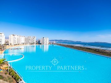 Lindo departamento amoblado, quinto piso, Condominio Laguna del Mar, Edificio C, Hornitos