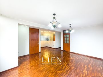 Flat de 3 habitaciones | Más de 95m2 | Cerca a parque y estación de Tren