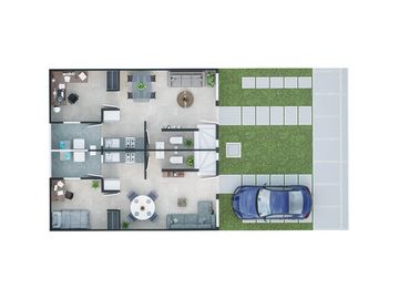 CASA 3 RECAMARAS OJO DE AGUA