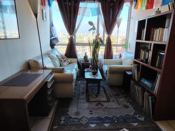 (earm) Acogedor Departamento En Venta De 2 Dorm. En Santiago