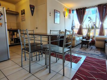(earm) Acogedor Departamento En Venta De 2 Dorm. En Santiago