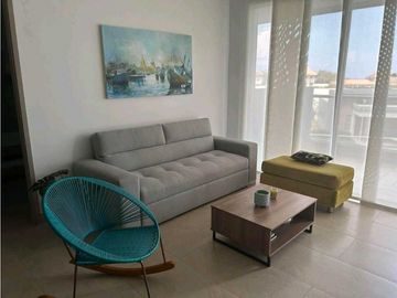 Venta apartamento amoblado sector punta roca sabanilla