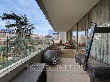 Vista al club de golf, edificio exclusivo, alta seguridad