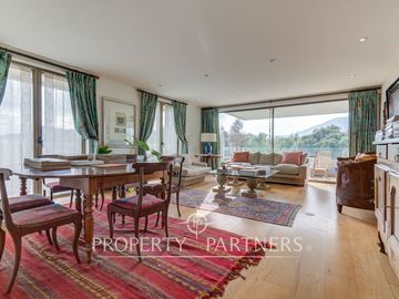 Vista al club de golf, edificio exclusivo, alta seguridad