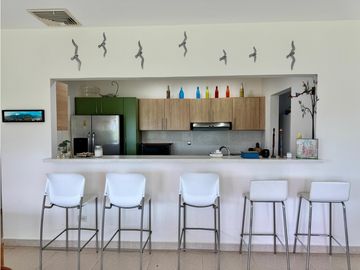 VENTA  APARTAMENTO AMOBLADO DE PLAYA EN BIJAO MLD