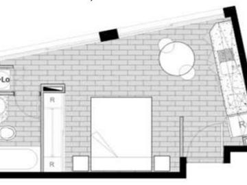 Departamento en Venta en Venta Depto Estudio Sta Isabel Sin Comisión Metro Parque Almagro L3