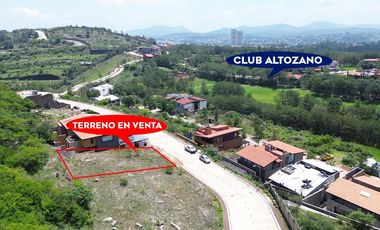 TERRENO EN VENTA EN MORELIA, CLUB ALTOZANO.