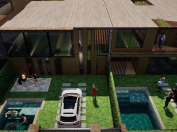 Terreno con titulo de propiedad y obras iniciadas