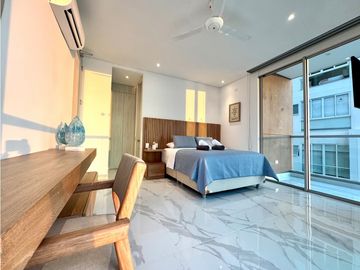 Apartamento Frontal con vista al mar bello horizonte 005