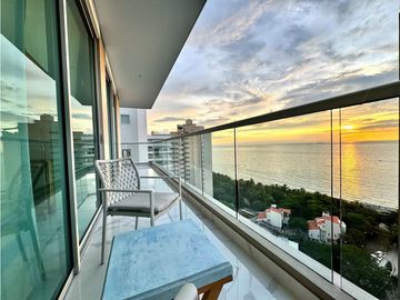 Apartamento Frontal con vista al mar bello horizonte 005