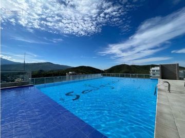 Apartamento con vista lateral cerca al mar en Playa Salguero - 005