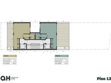 Departamento 1 ambiente con parrilla al contrafrente en venta - Nuñez