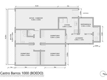 VENTA DEPARTAMENTO 4 AMBIENTES DEPENDENCIA - COCHERA CUBIERTA BAULERA - PERMUTA - APTO CREDITO BOEDO