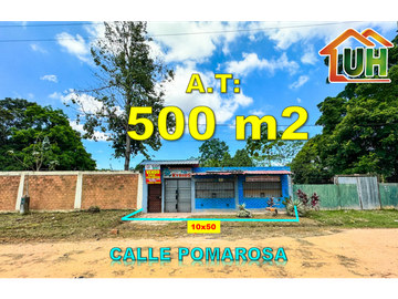 00659 - REMATO CASA EN YARINACOCHA - CERCA AL AEROPUERTO - A.T 500 M2