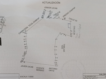 Rancho de 53 HA ideal para Ganadería en Chapab, entre Mama y Ticul, Yucatán.