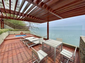 VENTA APARTAMENTO PRIMERA LINEA DE PLAYA RODADERO SUR SANTA MARTA