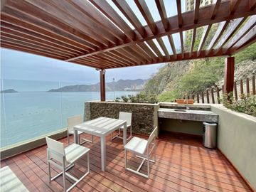 VENTA APARTAMENTO PRIMERA LINEA DE PLAYA RODADERO SUR SANTA MARTA