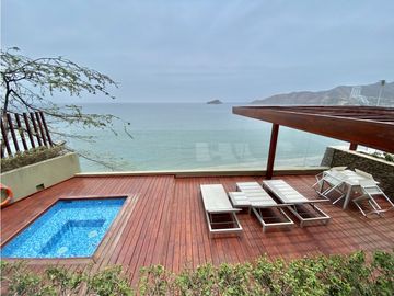 VENTA APARTAMENTO PRIMERA LINEA DE PLAYA RODADERO SUR SANTA MARTA