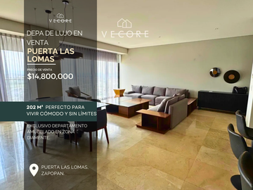 DEPARTAMENTO DE LUJO DENTRO DE PUERTA LAS LOMAS, ZAPOPAN