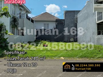 Tanah Kavling Rumah Perumahan Royal Residence Resident Wiyung Surabaya Barat Cluster Richmond Babatan Pratama Indah Sampurna