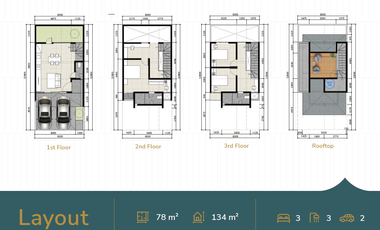 Rumah Baru Dijual Model Town House 5 Menit Ke PIM, Pondok Indah